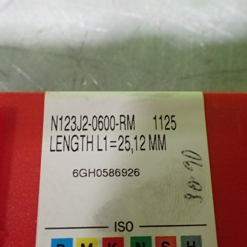 Sandvik 10 Sandvik N123j20600rm 1125 12 Solid Carbide Insert For Profiling 