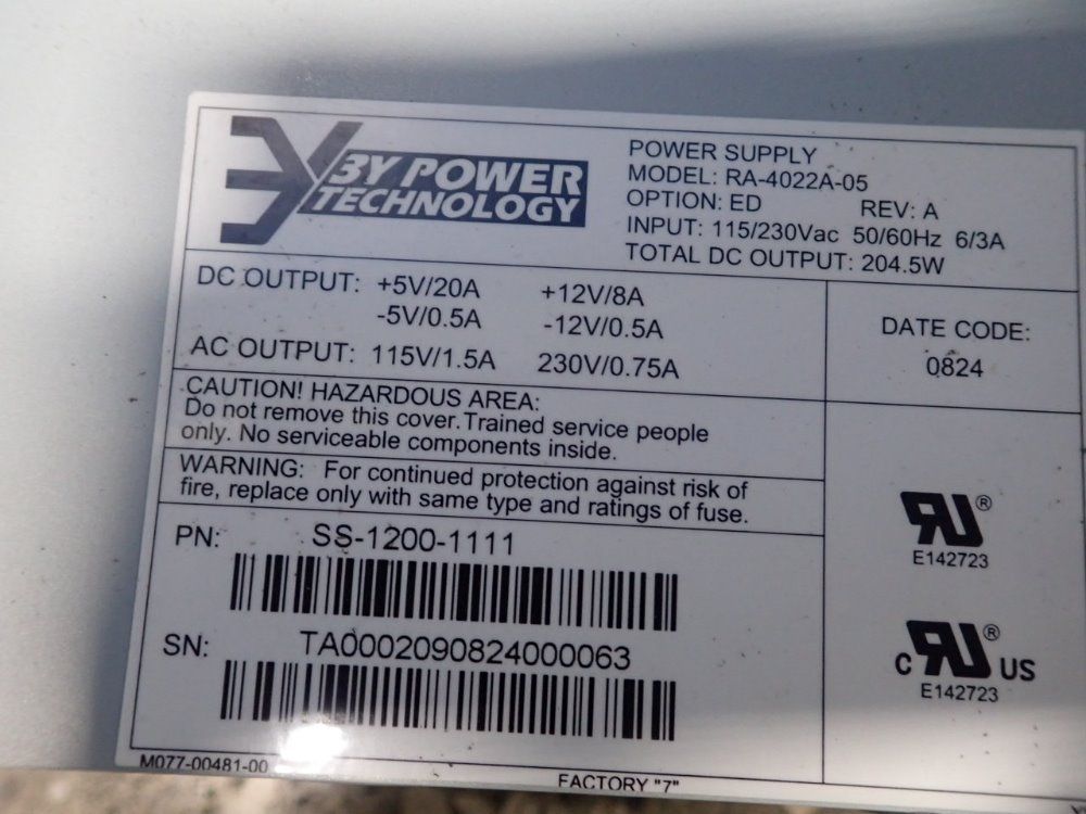 3y Power Tech Power Supply