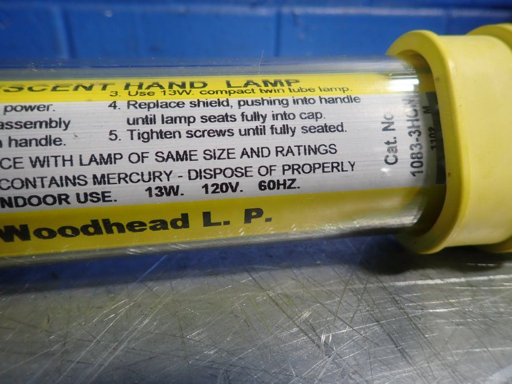 Woodhed Fluorescent Hand Lamp