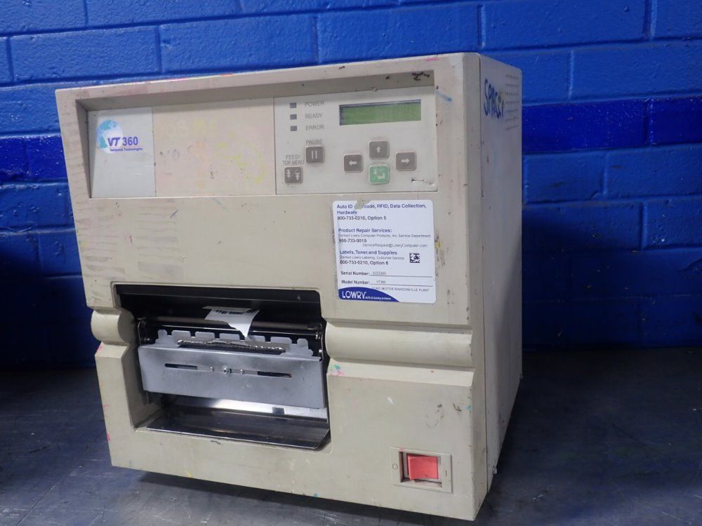 Vt 360 Barcode/label Printer