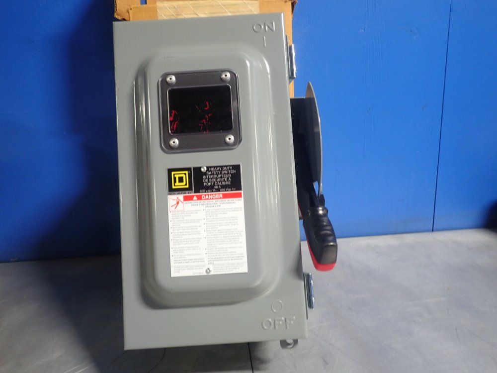 Square D Fusible Disconnect/shut Off
