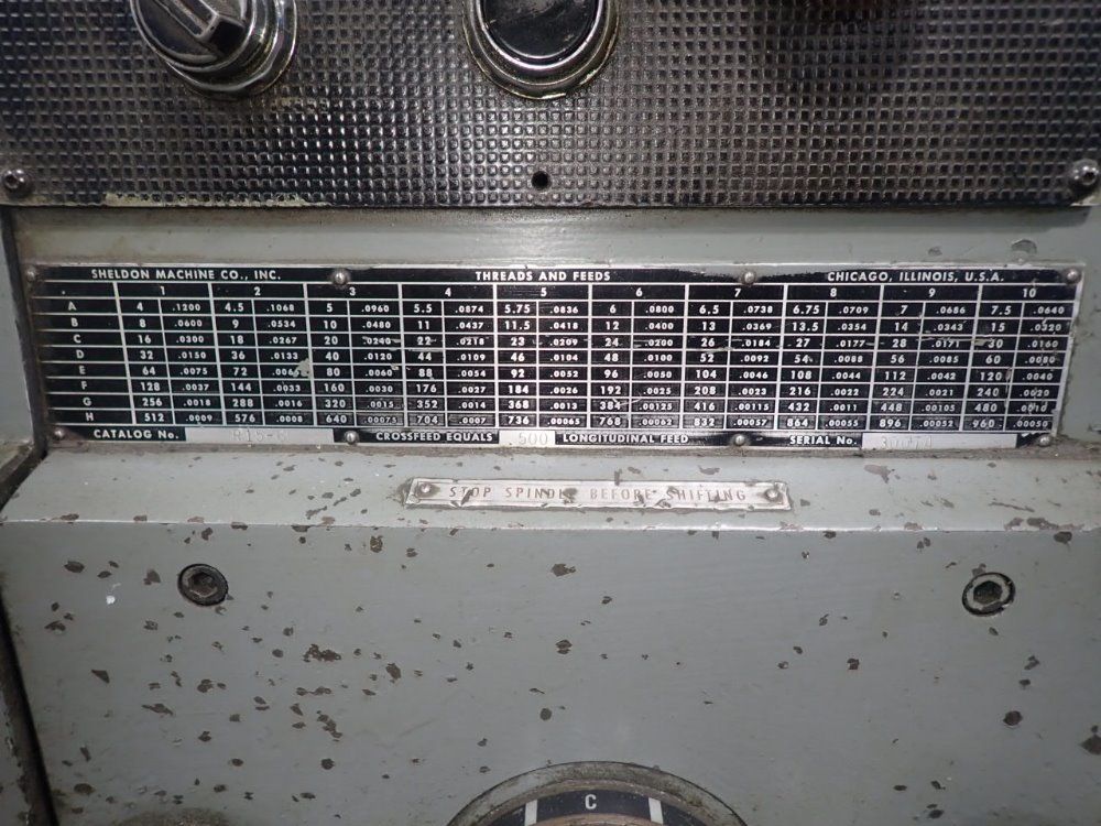 Sheldon 16" X 40" R15-6 Lathe - R15-6