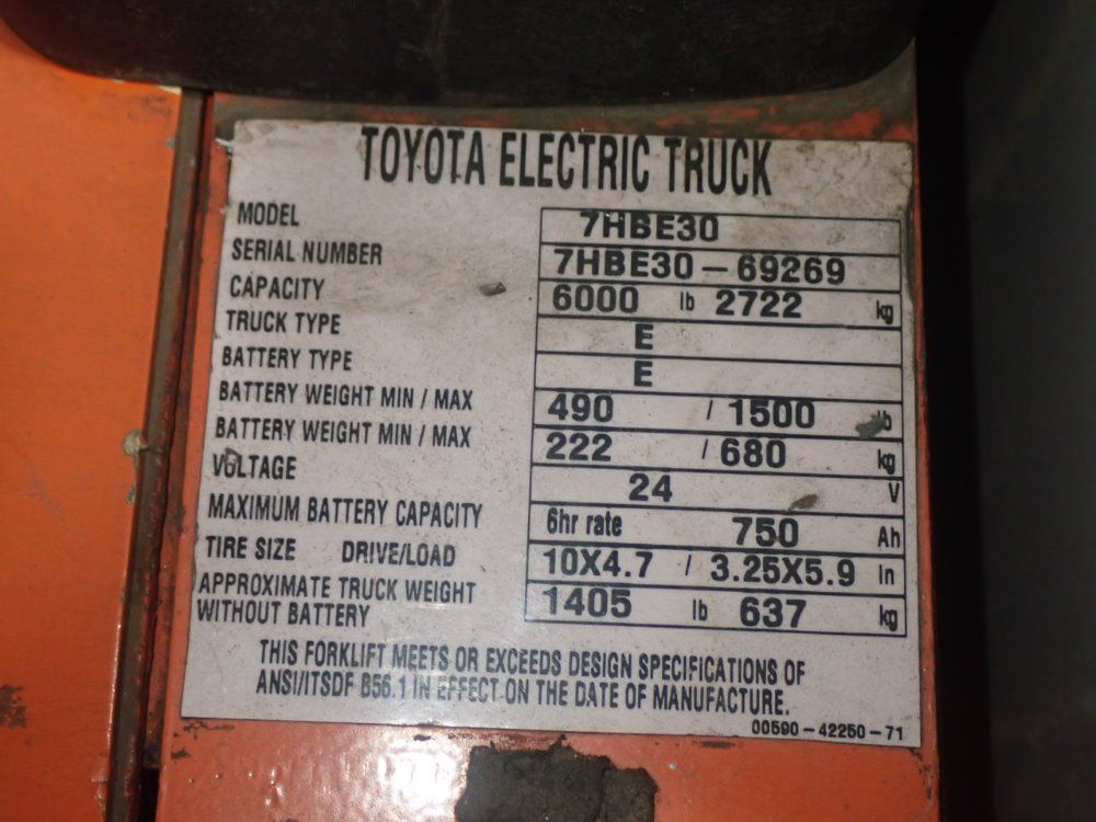 Toyota Electric Pallet Jack