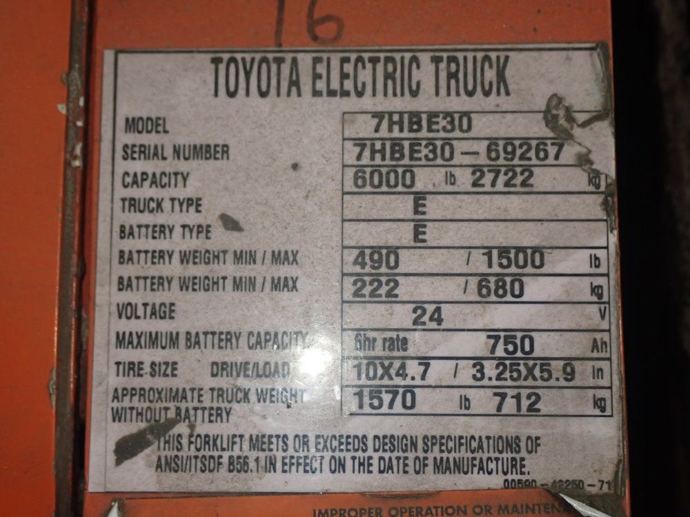 Toyota Electric Pallet Jack