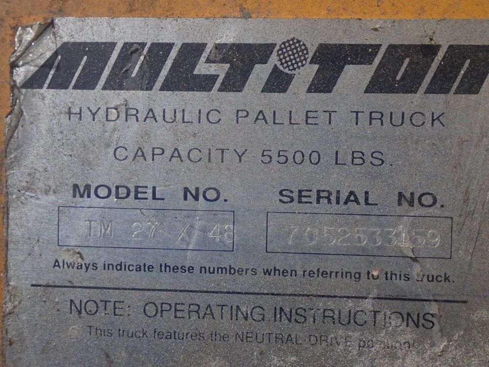 Multiton Pallet Jack