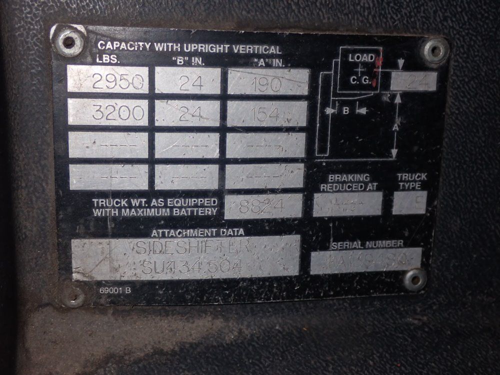 Crown 3200 Lbs 35rctt Stand Up Fork Lift - 35rctt