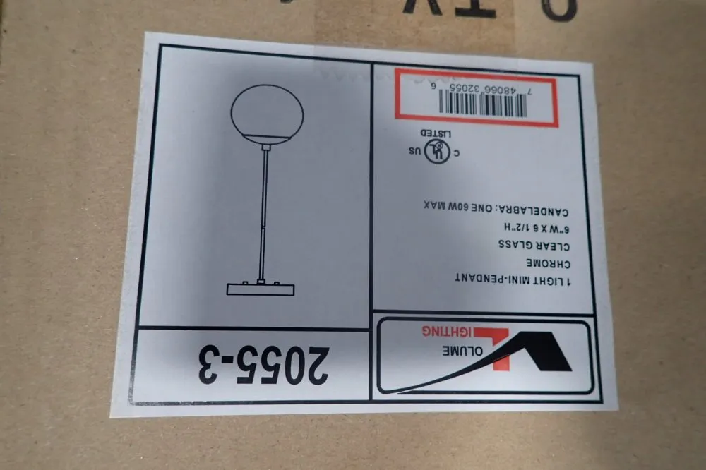 Volume Lighting Light Fixture