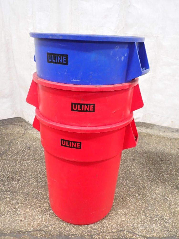 Uline Garbage Cans