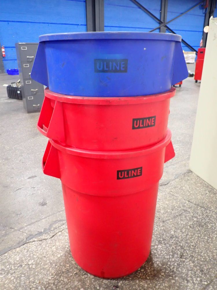 Uline Garbage Cans
