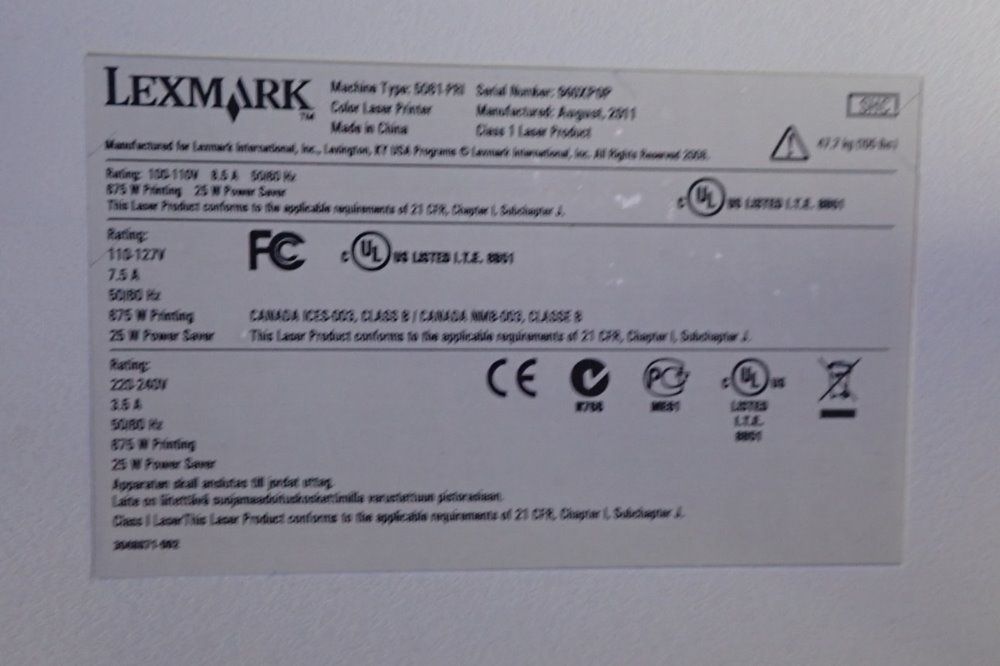 Lexmark/primera Laser Printer/labeler Unit
