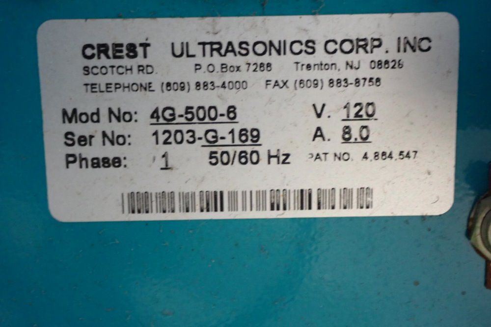 Crest Ultrasonic Parts Washer