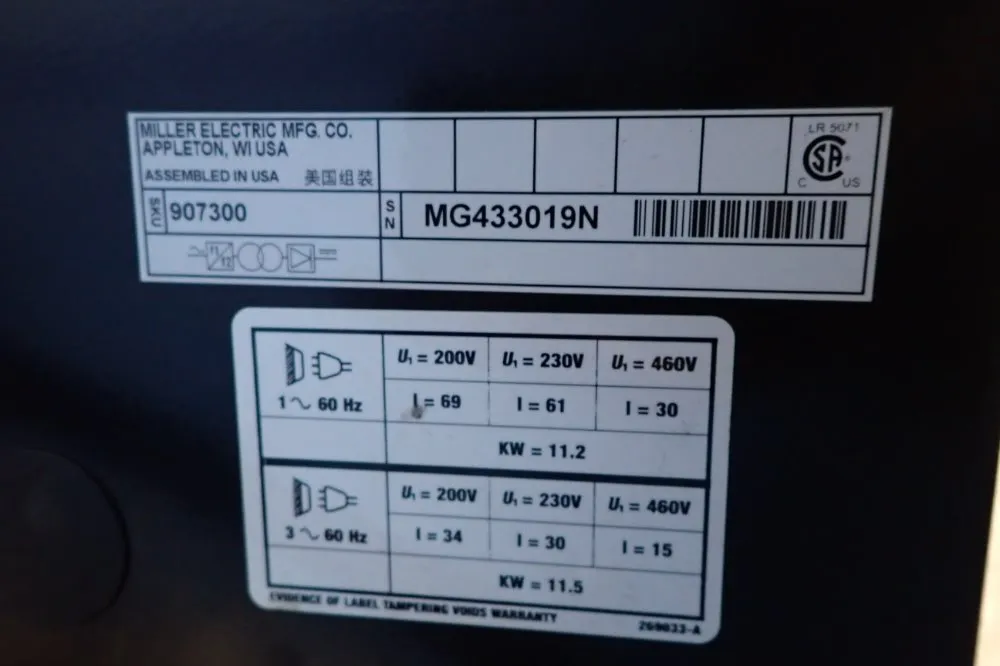 Miller 350a Millermatic 350p Welder - Millermatic 350p