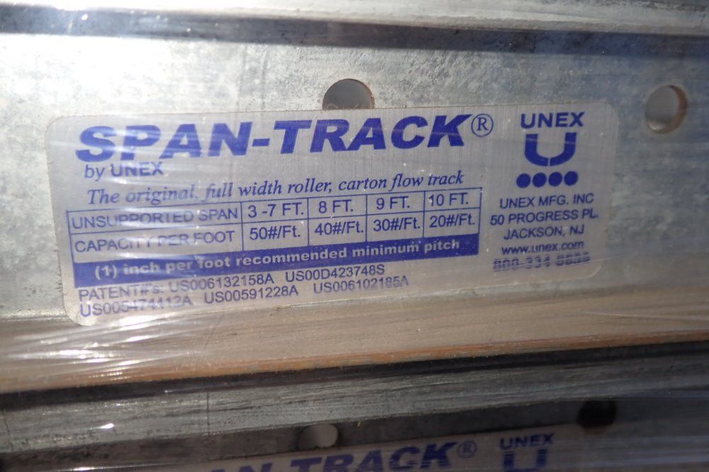 Span-track 8" X 54" Roller Conveyors