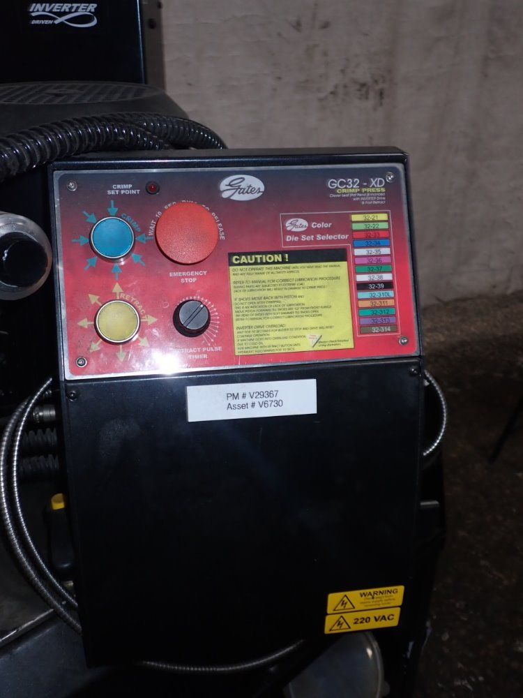 Gates Gc32-xd Crimp Press - Gc32-xd