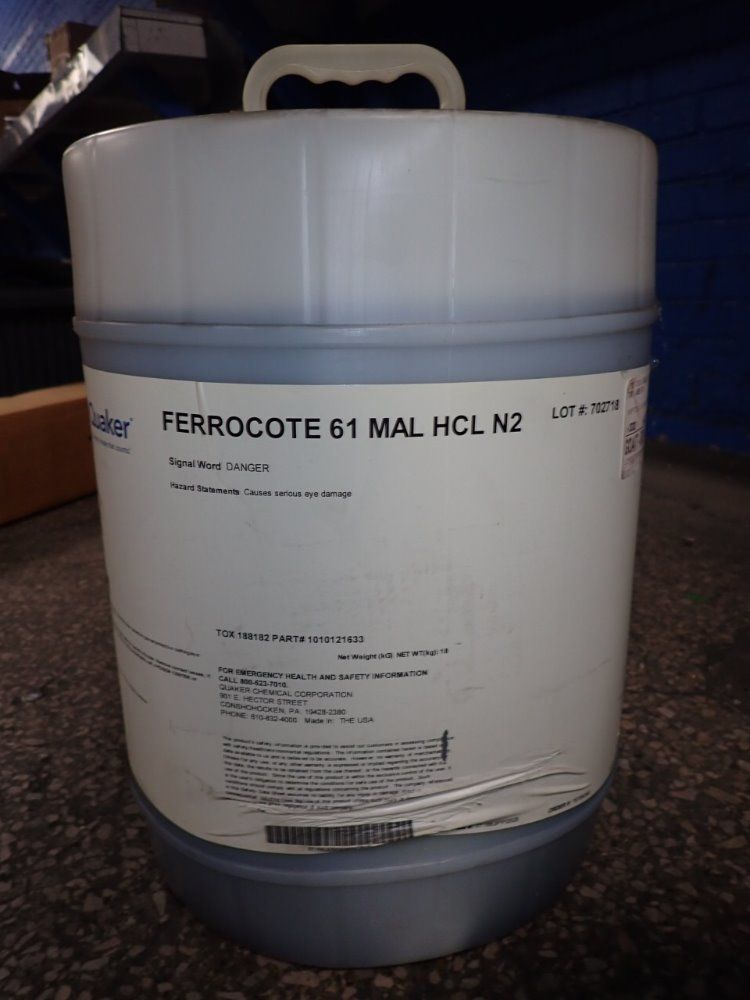 Quaker Ferrocote 61 Mal Hcl N2