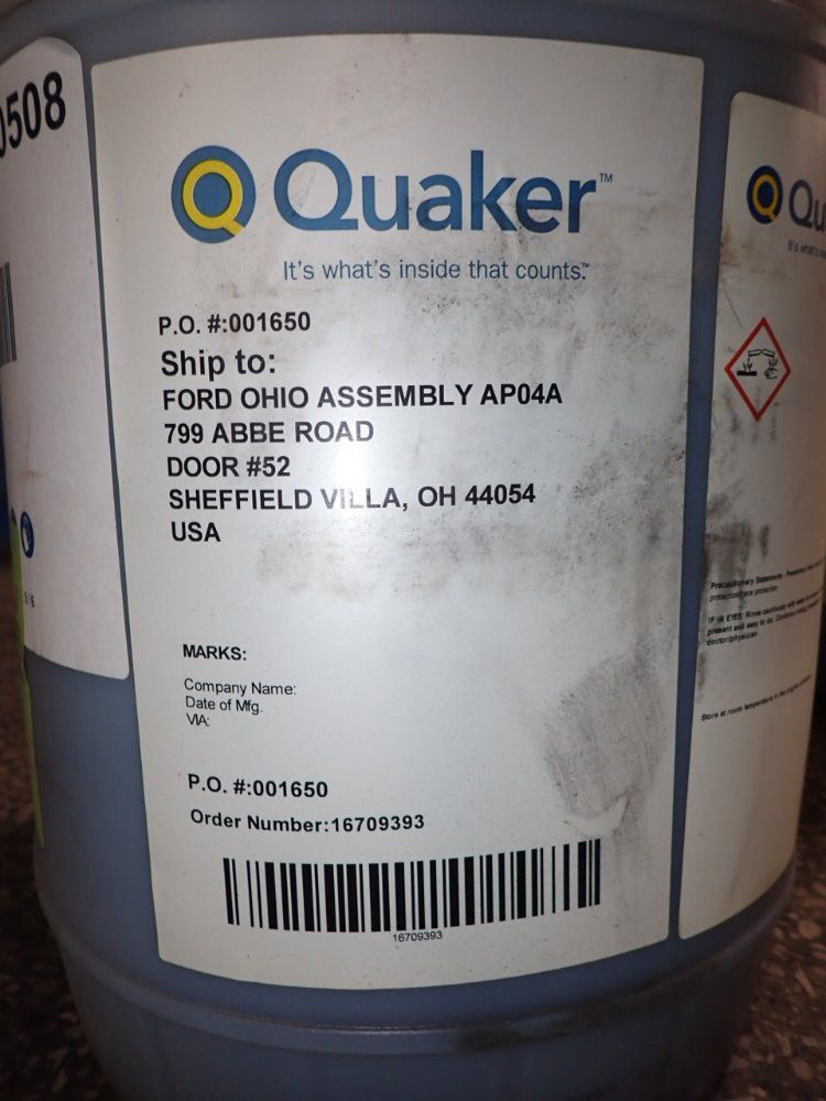 Quaker Ferrocote 61 Mal Hcl N2