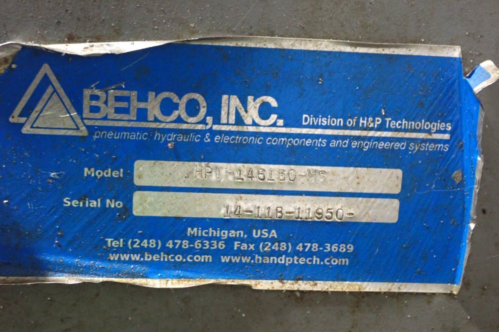 Behco Hydraulic Unit