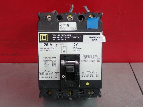 Sqaure D Fal360251212 Circuit Breaker