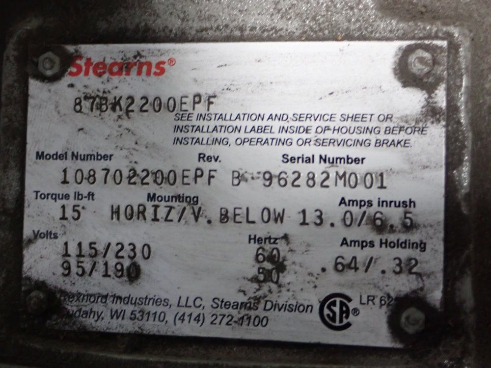 Baldor/stearns Motor