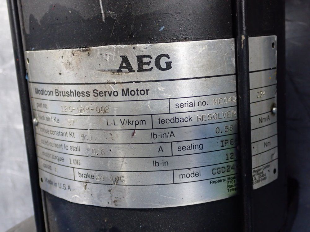 Aeg Servo Motor