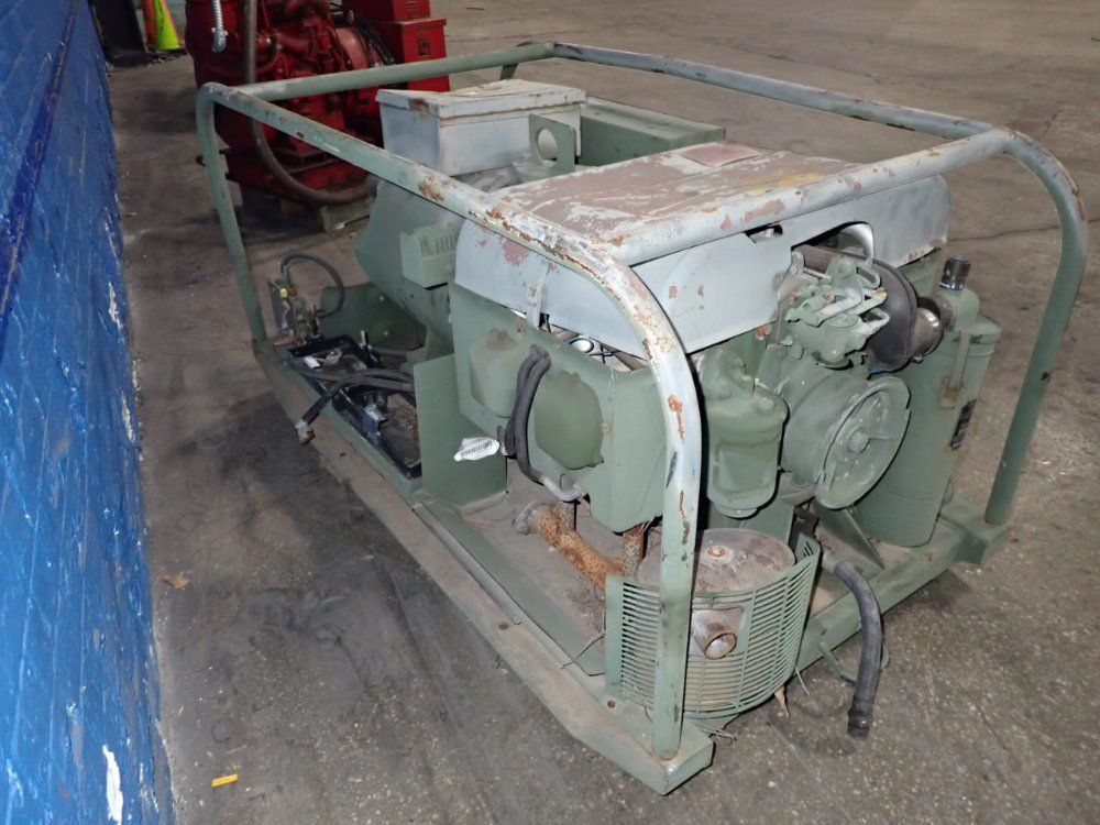 U S Army 10 Kw Mep-018a Generator/gas Engine - Mep-018a