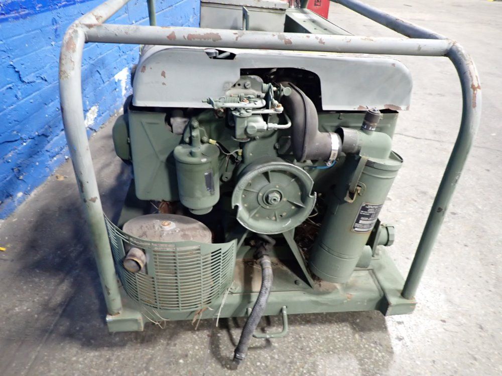 U S Army 10 Kw Mep-018a Generator/gas Engine - Mep-018a