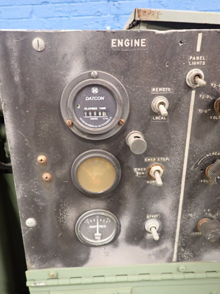 U S Army 10 Kw Mep-018a Generator/gas Engine - Mep-018a