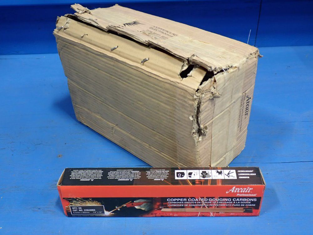 Arcair 1/4"x12" Copperclad Pointed Electrodes - 22043003