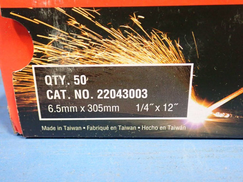 Arcair 1/4"x12" Copperclad Pointed Electrodes - 22043003