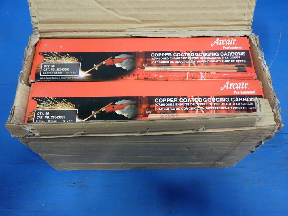 Arcair 1/4"x12" Copperclad Pointed Electrodes - 22043003