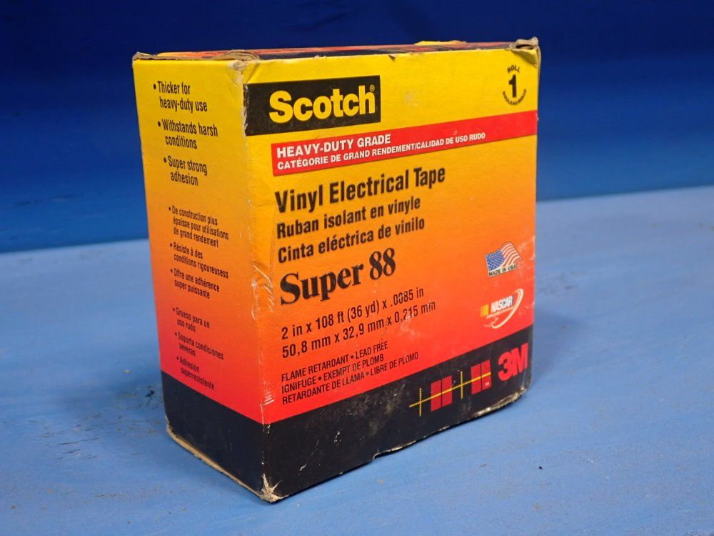 Scotch 2"x108 Ft Vinyl Electrical Tape - Super 99