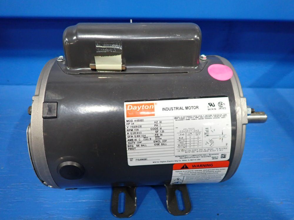 Dayton 3/4hp 1725 Rpm Ac Motor - 4k858bd