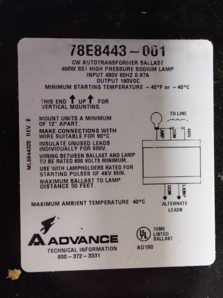 Advance Transformer - 78e8443-001