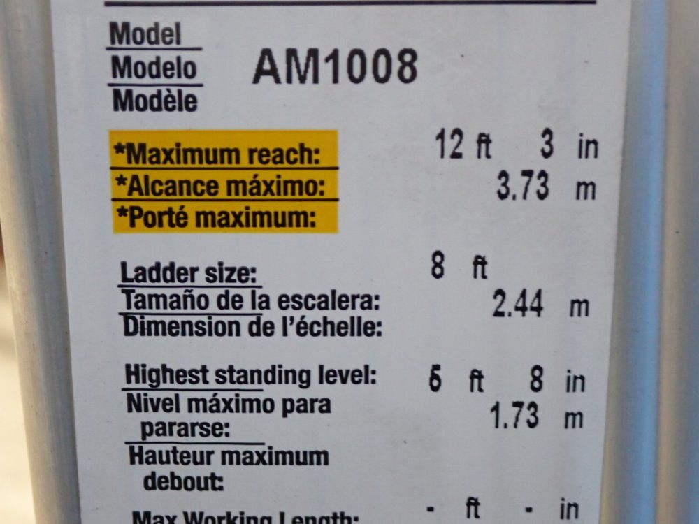 Louisville 300# / 12' Ladder - Am1008