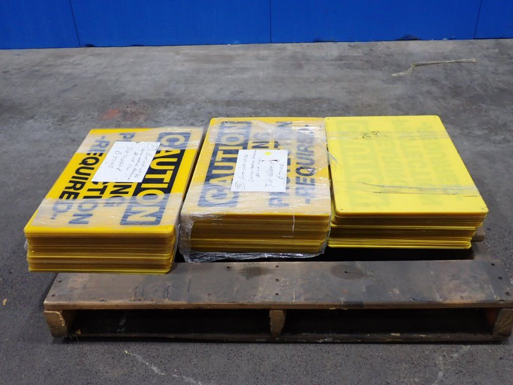 Beaed 20x14 "hearing Protection Required" Sign Lot - Bmt-0109-04-36