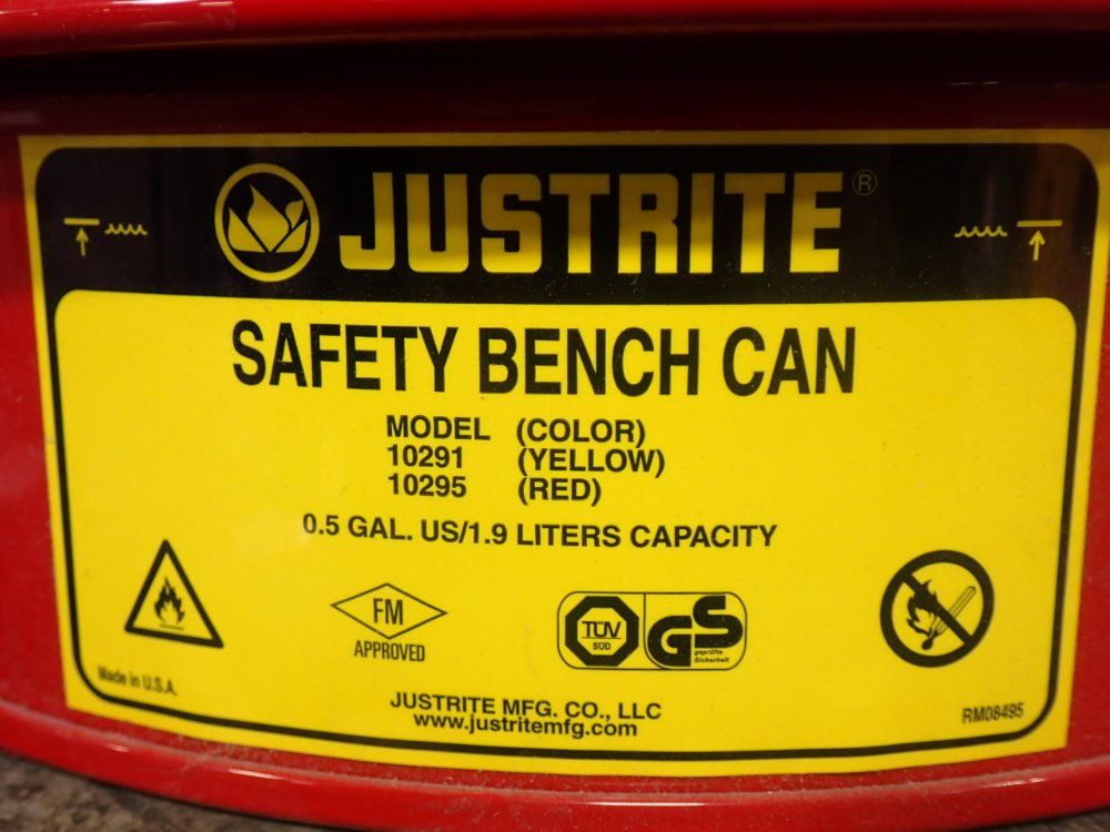Just-rite Safety Bench Can