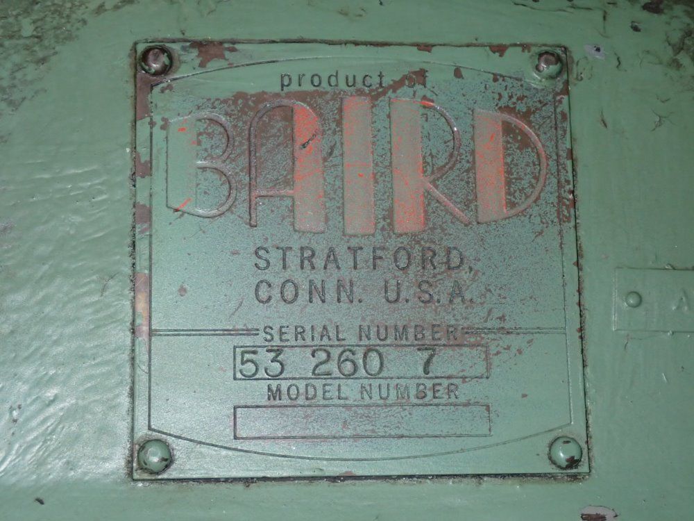 Baird Fourslide Wire Former