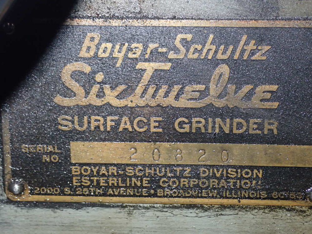 Boyar-schultz Surface Grinder