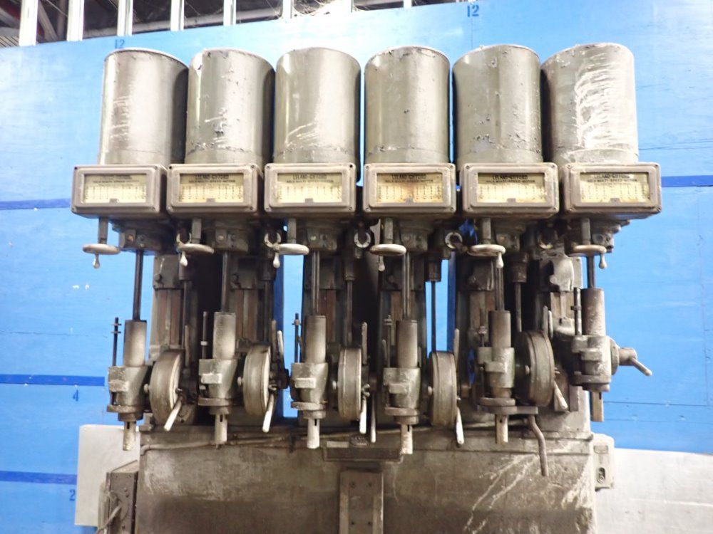 Leland-gifford 21" X 78" 6 Head Drill Press