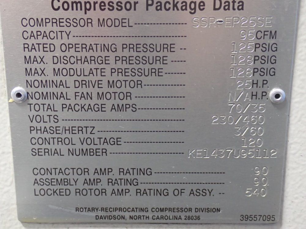 Ingersoll-rand Air Compressor