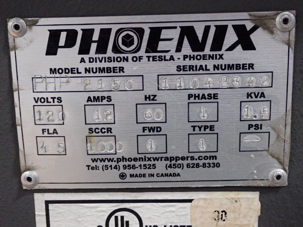 Phoenix 5000lb, 56" X 56" Stretch Wrapper - Php 2150