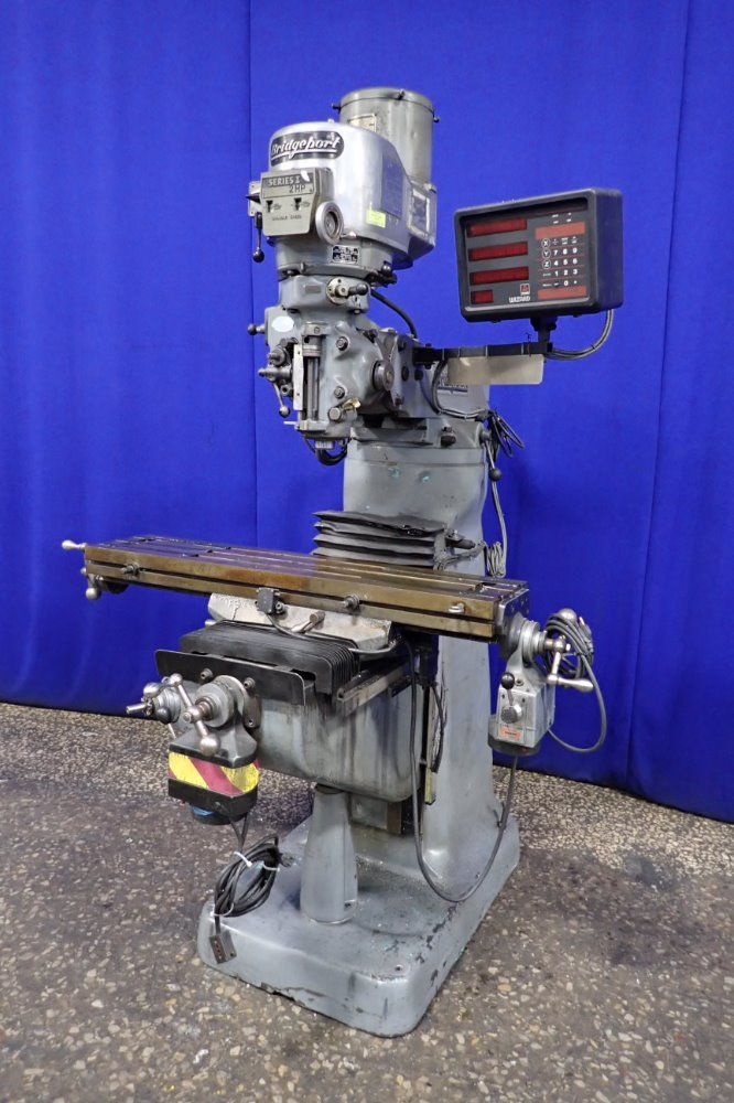 Bridgeport 42" X 9" Vertical Mill