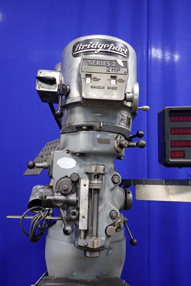 Bridgeport 42" X 9" Vertical Mill