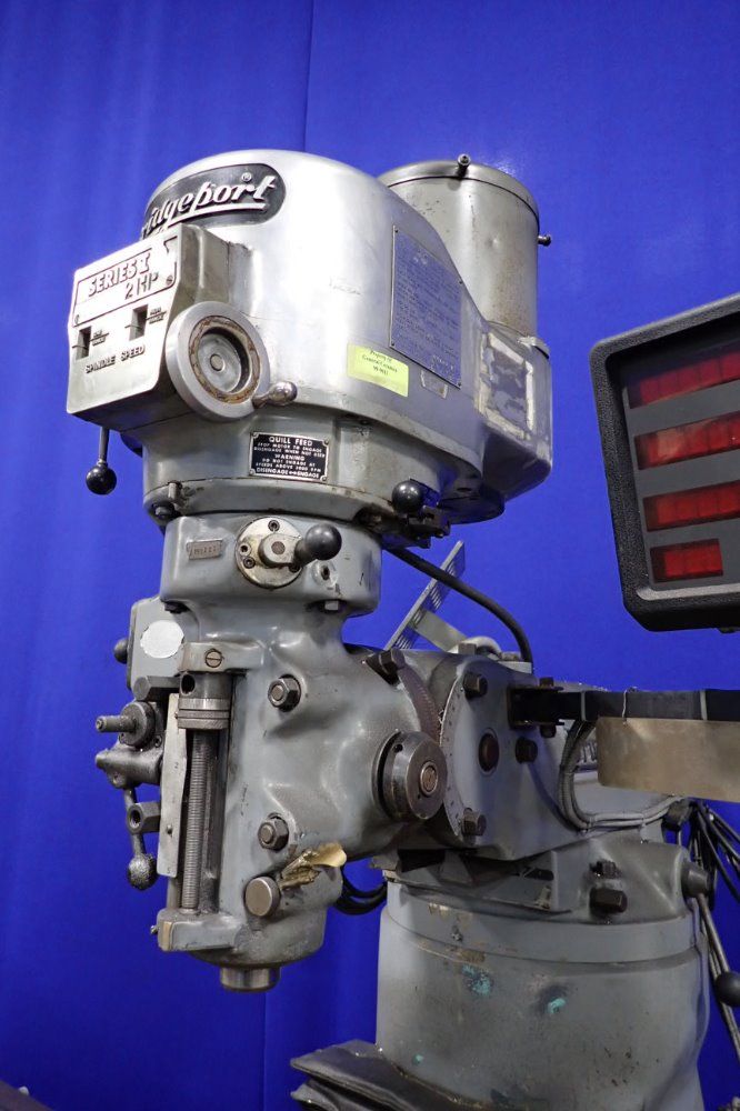 Bridgeport 42" X 9" Vertical Mill