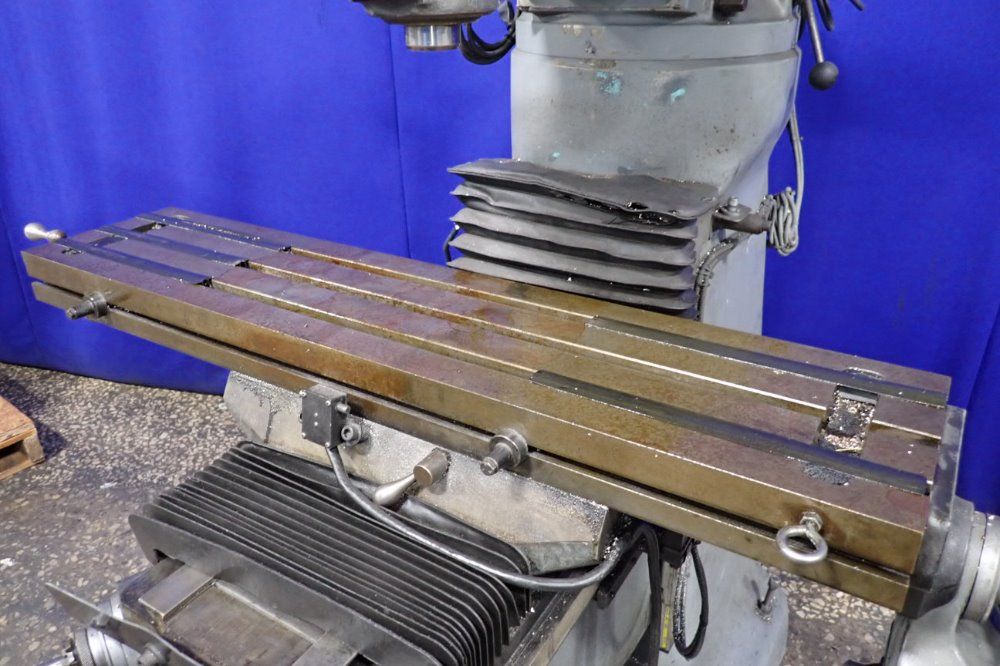 Bridgeport 42" X 9" Vertical Mill