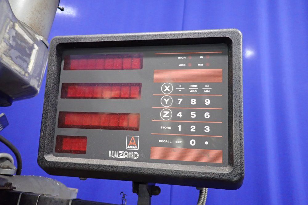 Bridgeport 42" X 9" Vertical Mill