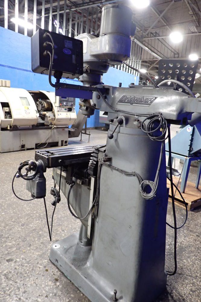 Bridgeport 42" X 9" Vertical Mill