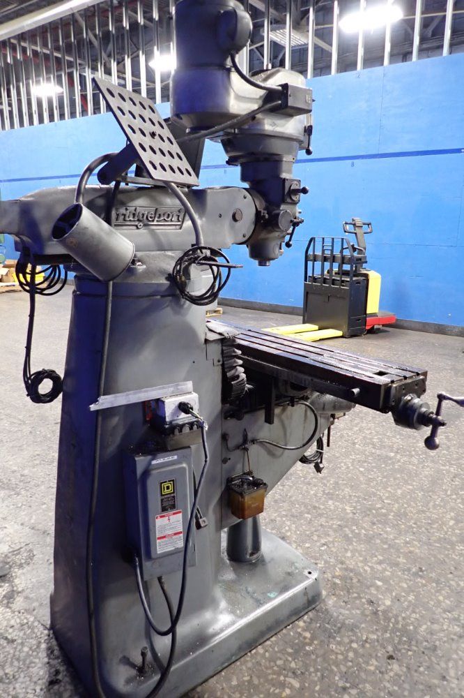 Bridgeport 42" X 9" Vertical Mill