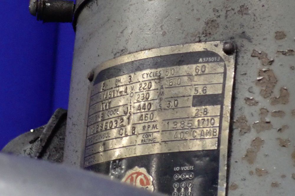 Bridgeport 42" X 9" Vertical Mill