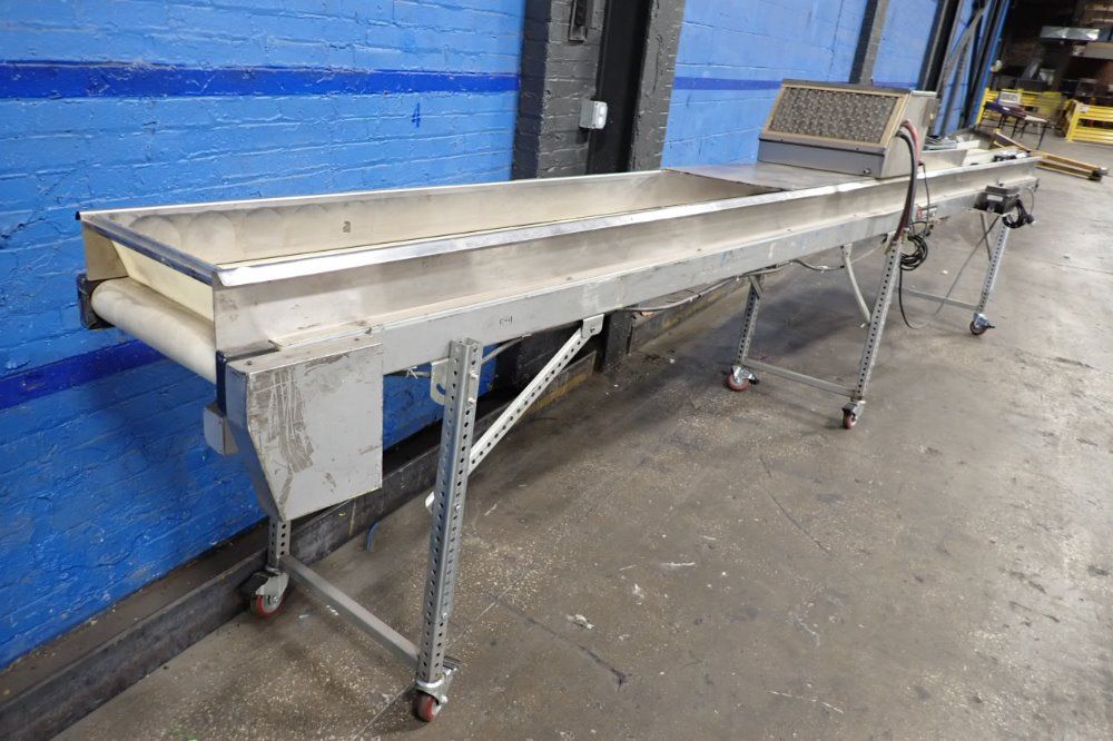 Mac Automation 219" X 17" Power Belt Conveyor